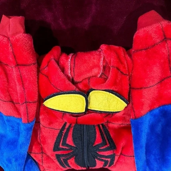 Halloween Spider Man Outfit Halloween or Warm 1 Piece - Picture 8 of 9